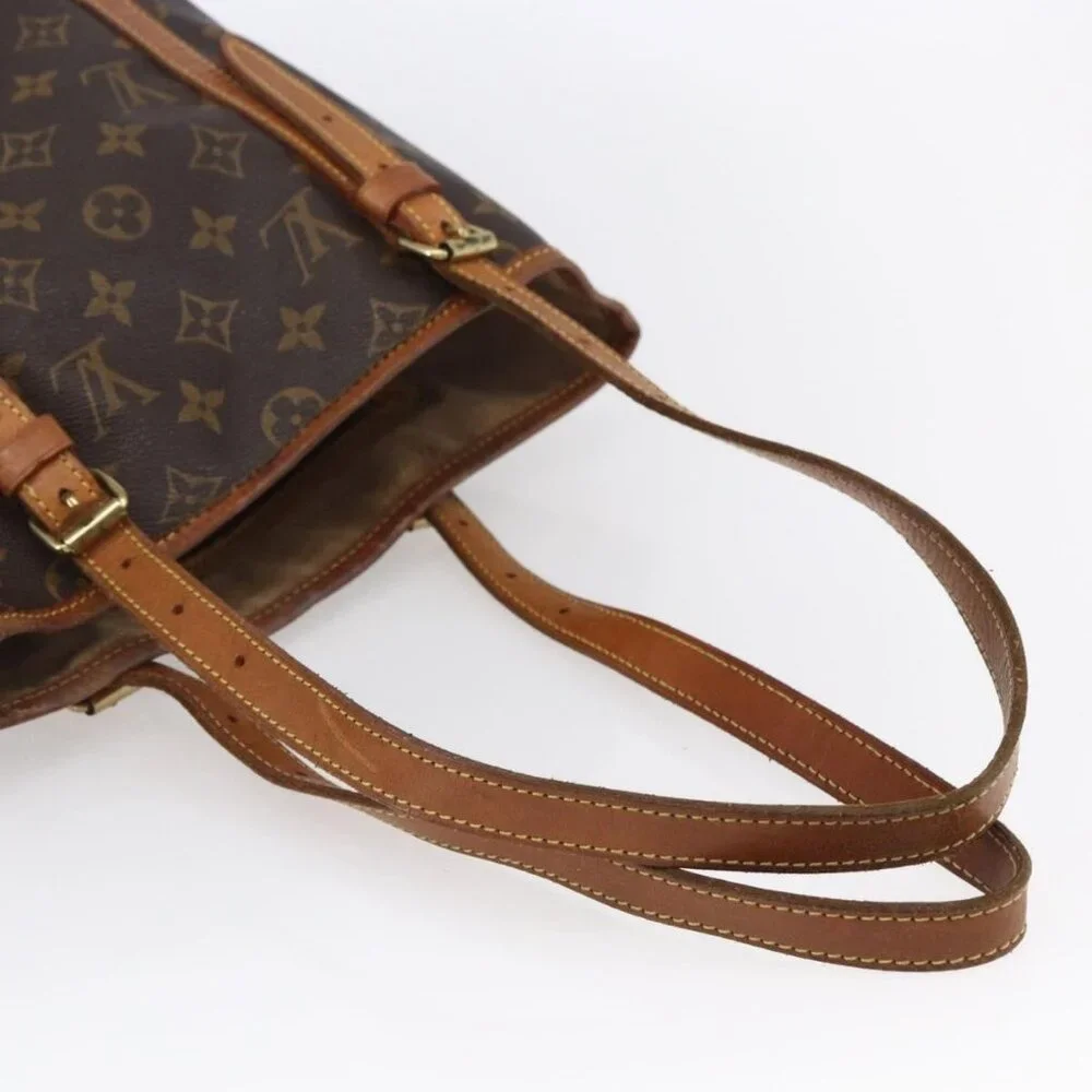 Authentic LOUIS VUITTON Monogram Bucket PM Shoulder Bag M42238 LV - Picture 14 of 16